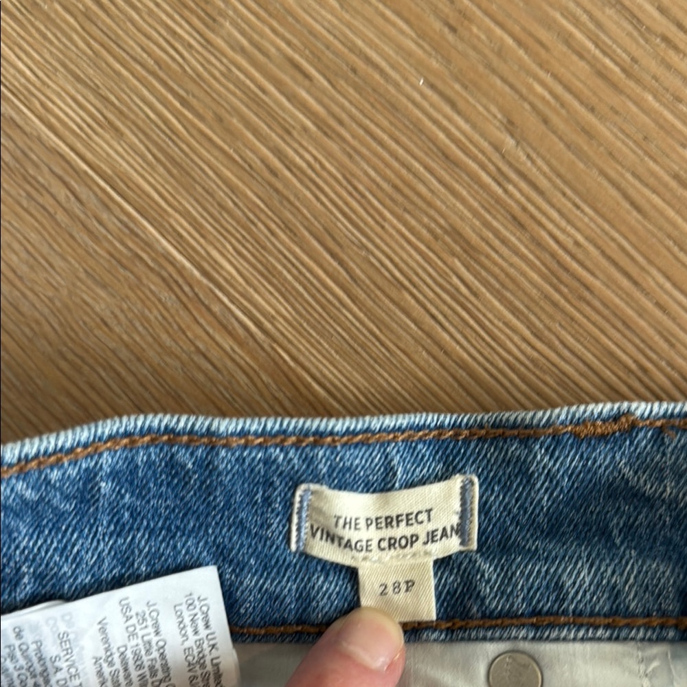 Madewell perfect vintage crop with Distressed Detail - Picture 4 of 4